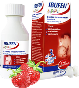 Ibufen dla dzieci truskawkowy